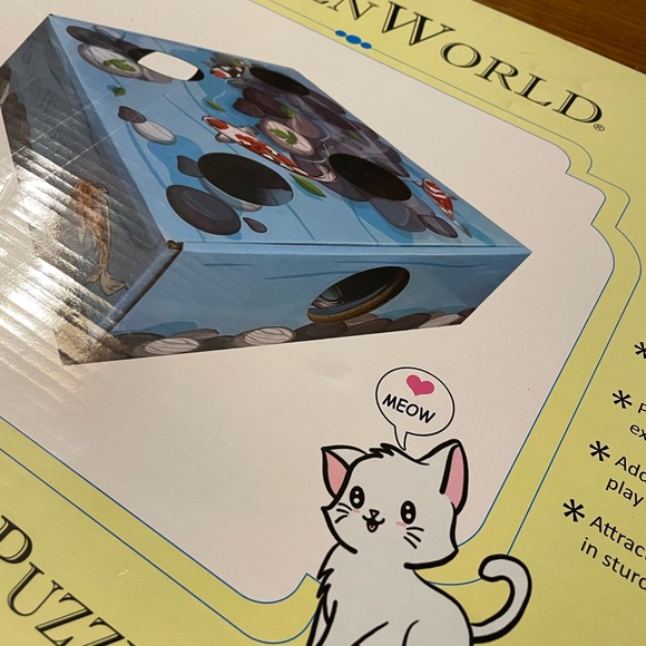 Cat cardboard puzzle box - Picture 2 of 12